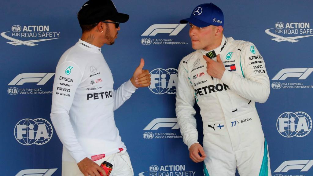 Hamilton and Bottas