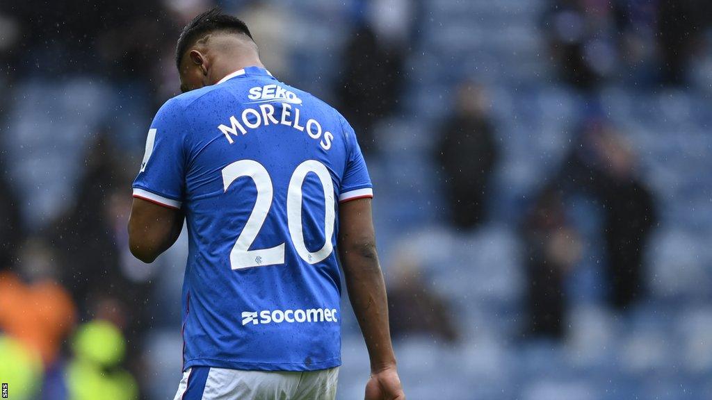 Rangers striker Alfredo Morelos