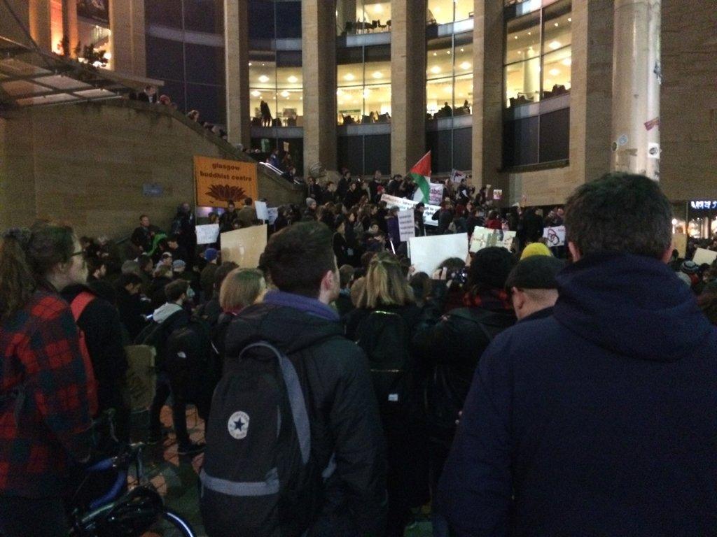 Glasgow protest