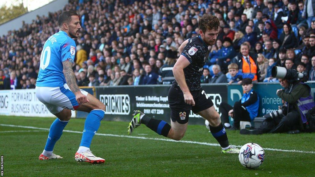 Stockport County v Tranmere Rovers, EFL Sky Bet League Two, Football, Edgeley Park, Stockport, UK - 28 Oct 2023