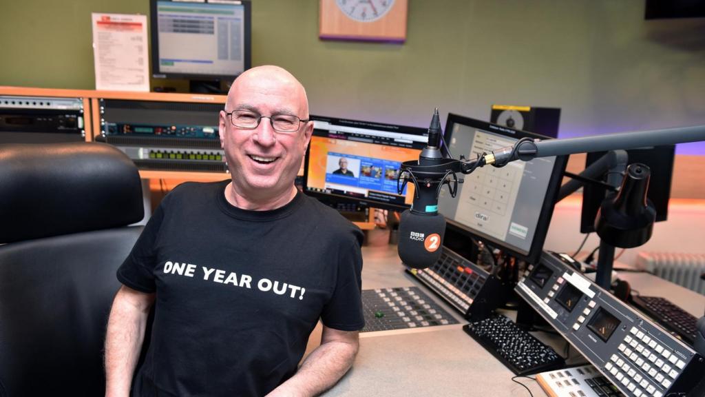 Ken Bruce in the studio