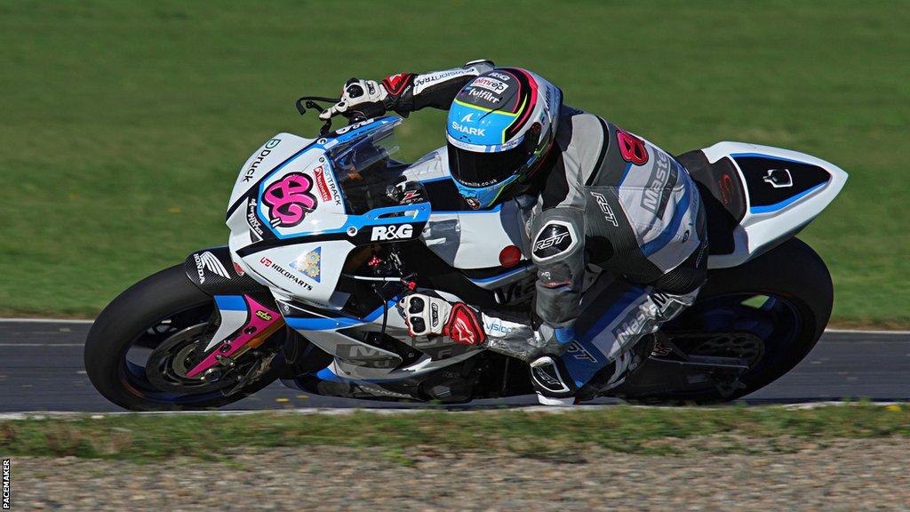 BSB rider Charlie Nesbitt was on top form at the Bishopscourt circuit on Sunday