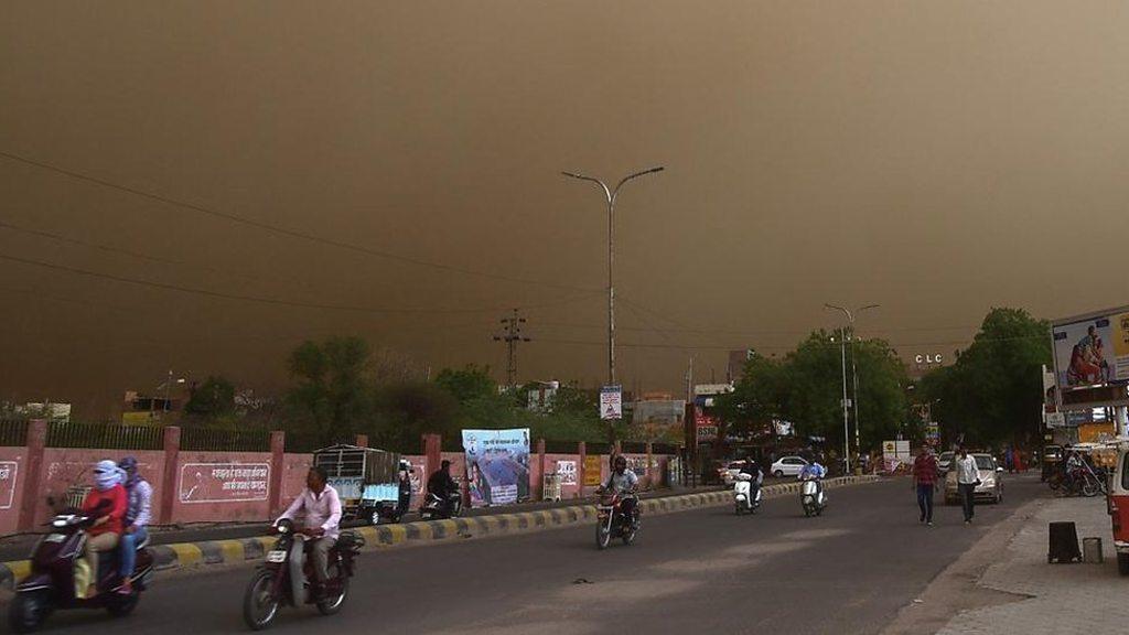 The storm in Bikaner