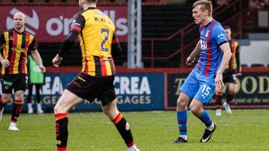 Max Anderson got Inverness off to a flier but the hosts rallied for a point