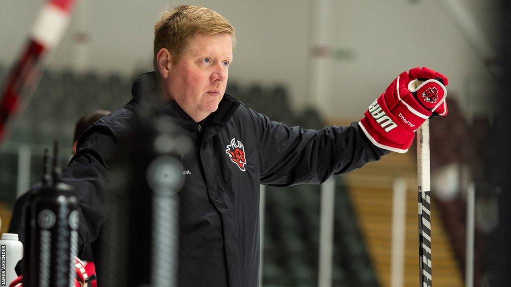 Cardiff Devils head coach Pete Russell