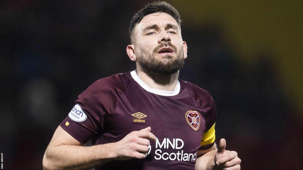 Robert Snodgrass in action for Hearts