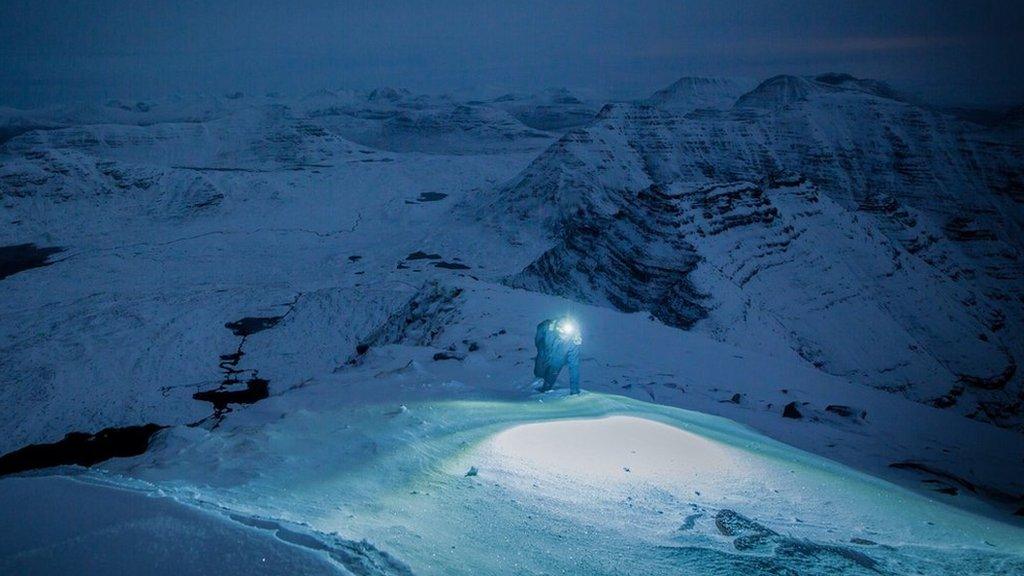 Night time ascent on Beinn Alligin