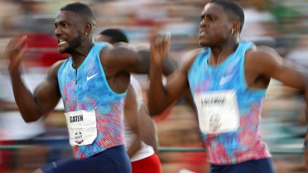 Justin Gatlin and Christian Coleman