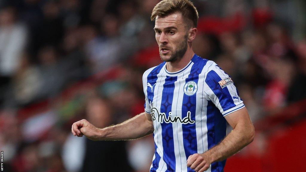 Callum McManaman in action for Wigan