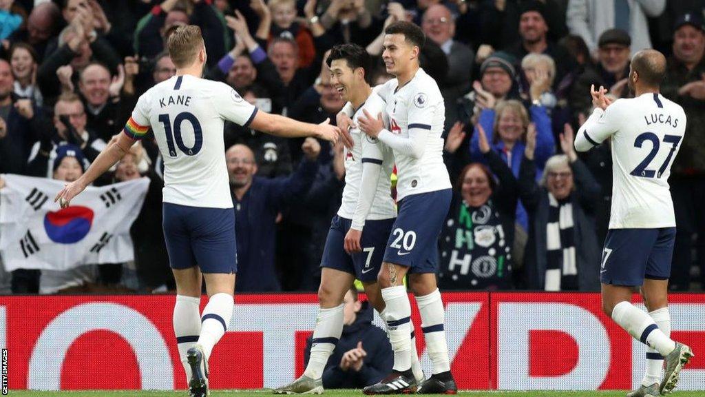 Son won the Puskas Award for his individual effort against Burnley in December 2019