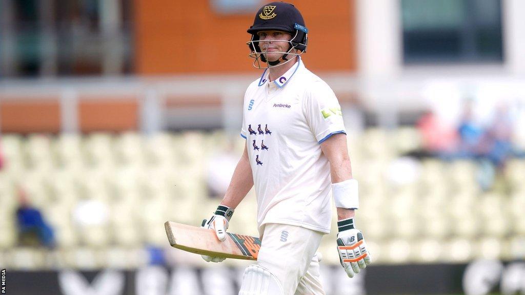 Steve Smith played his first game in English cricket with Worcestershire in June 2010