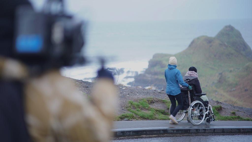 Zoe and Lucy film the Strangest of Ways video