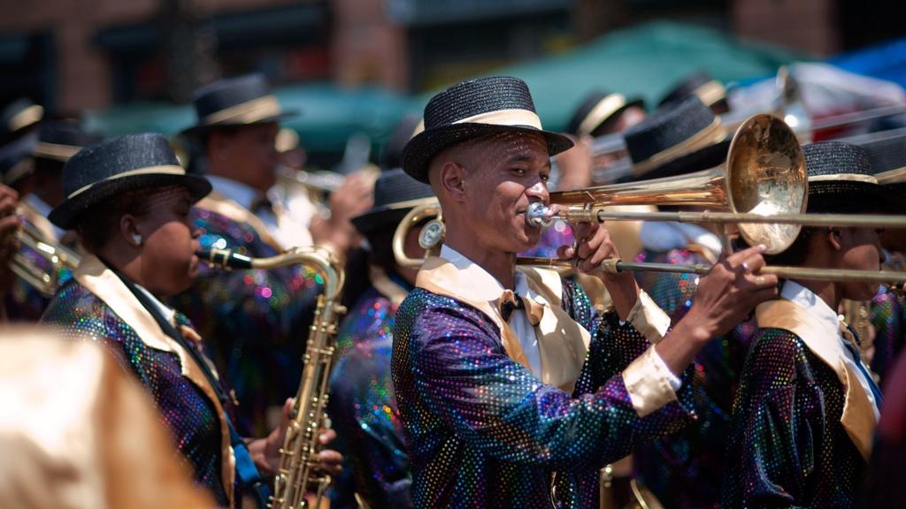 Marching band in South Africa