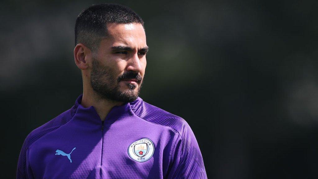 Ilkay Gundogan of manchester City