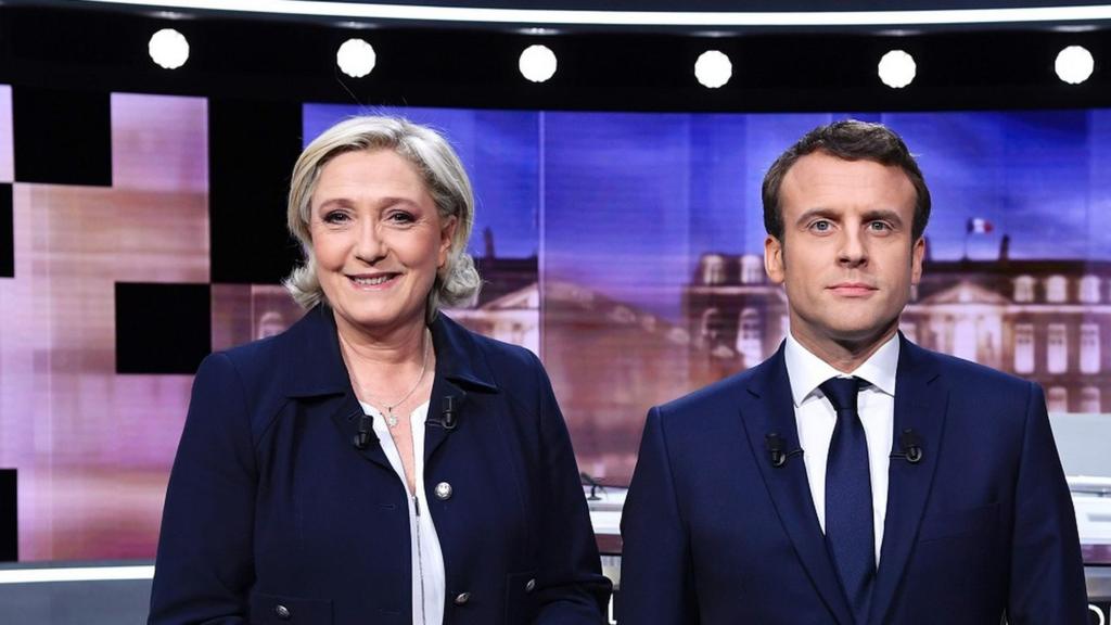 Le Pen and Macron