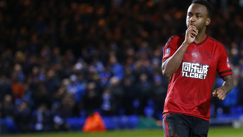 Saido Berahino celebrates