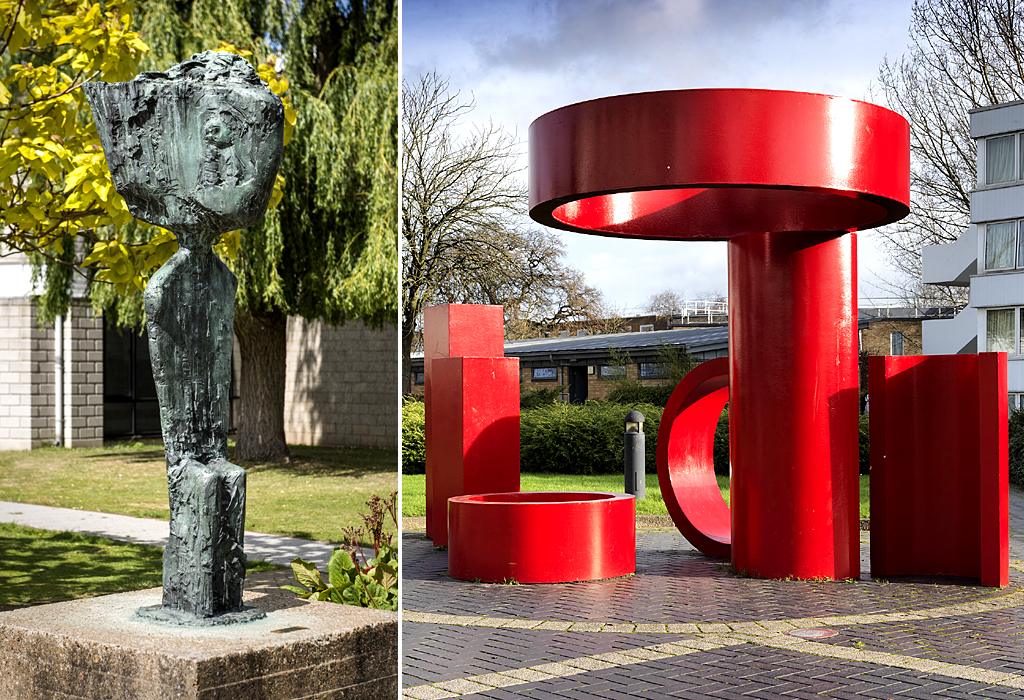 Father Courage by FE McWilliam, 1960 - University of Kent. Canterbury. 3B Series No 1 by Bernard Schottlander, 1968 - Coventry.