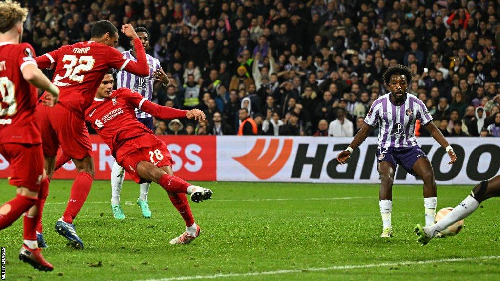 Jarell Quansah scores his disallowed goal