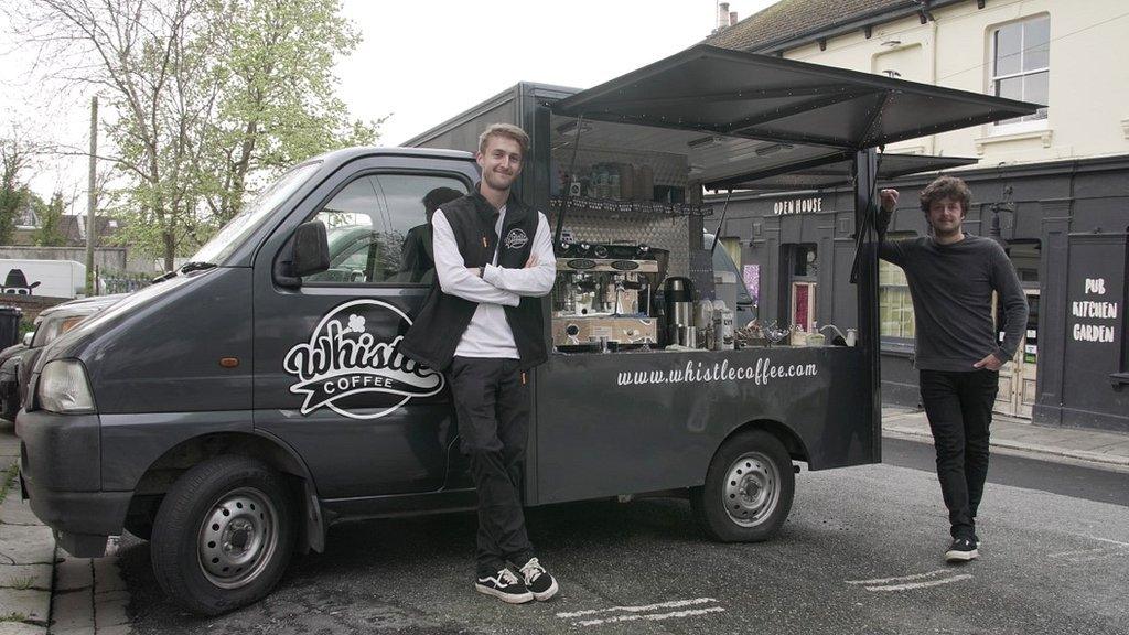 Whistle Coffee van