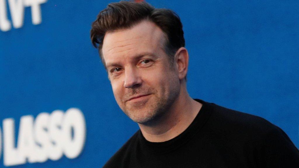 Jason Sudeikis at the premiere of Ted Lasso season two