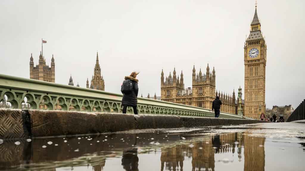 A general view of the Houses of Parliament