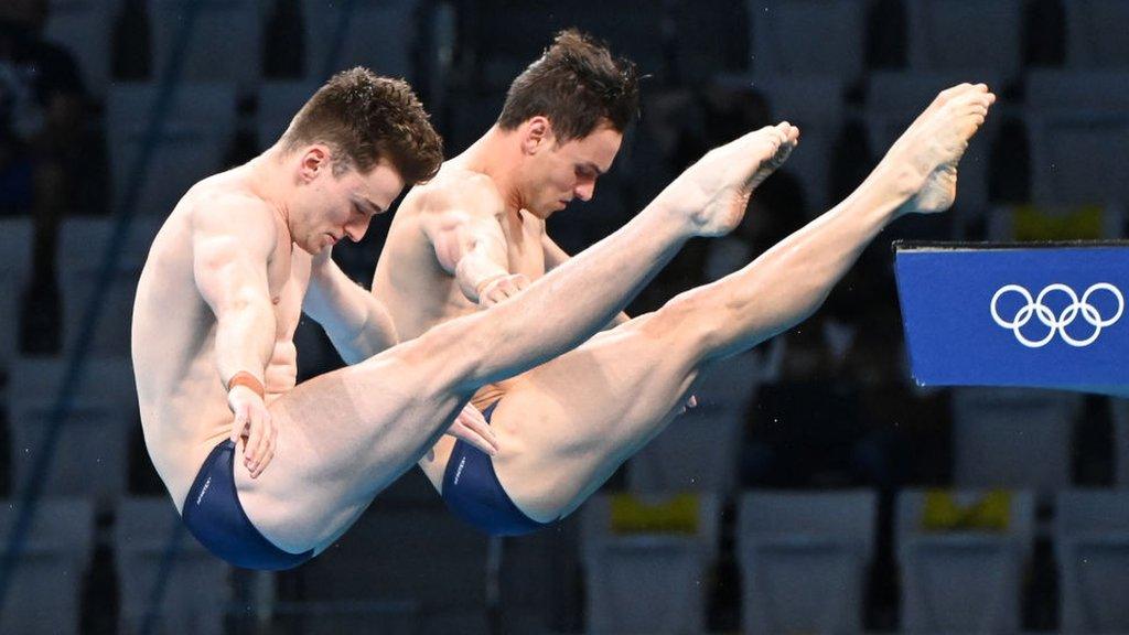 Tom Daley and Matty Lee