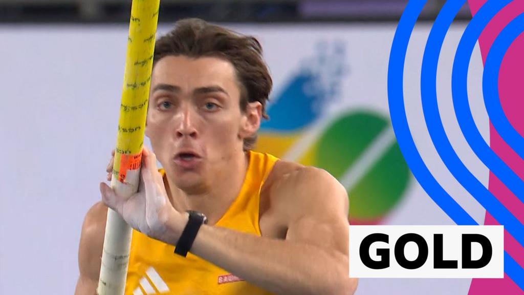 Duplantis Wins Third World Indoor Pole Vault Gold in Nanjing