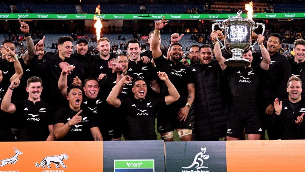 Australia 7 38 New Zealand All Blacks hammer Wallabies to win Rugby Championship BBC Sport