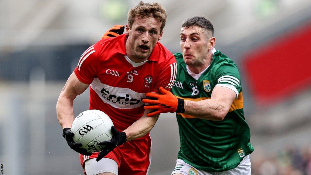 Brendan Rogers was key as Derry defended their Ulster Championship title and reached the All-Ireland semi-finals