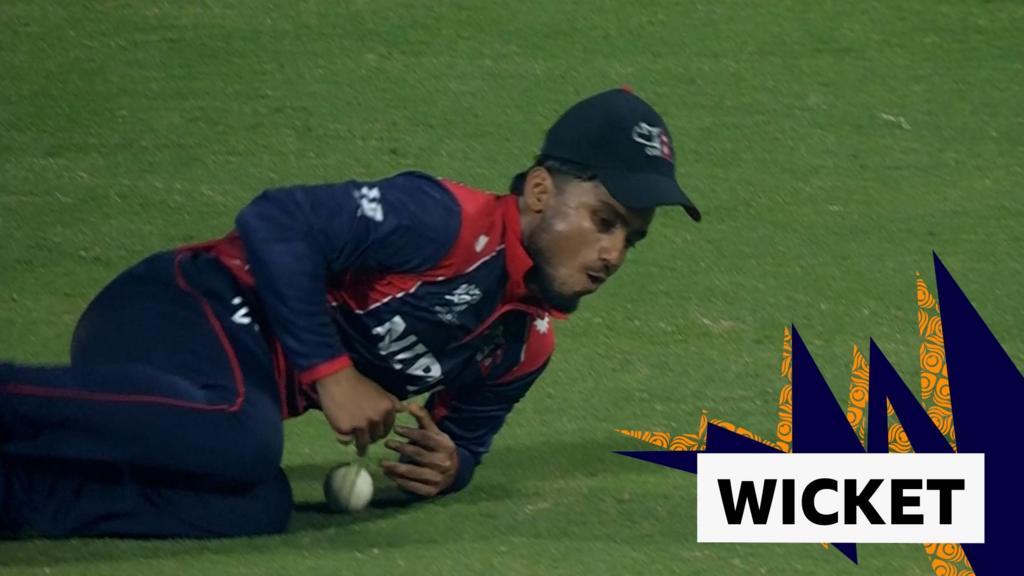 Confusion after Nepal's Jora drops catch but celebrates