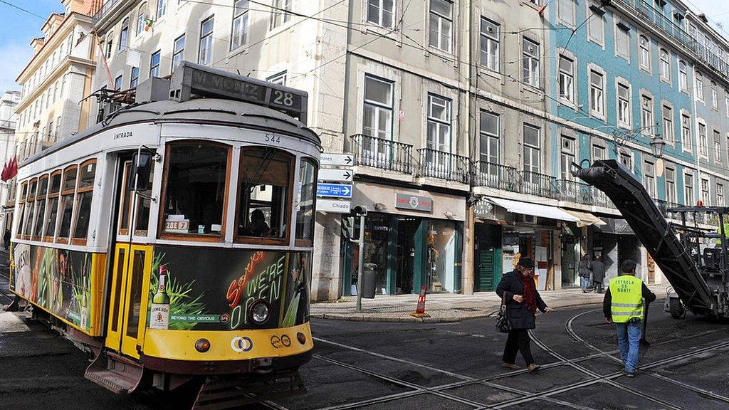 Lisbon tram