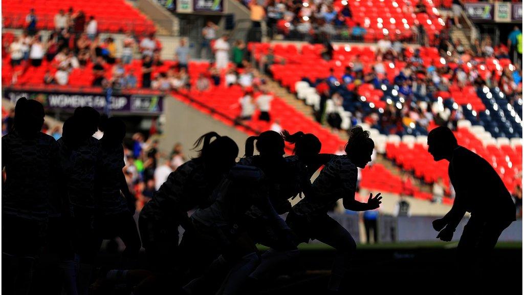 A record crowd at Wembley.