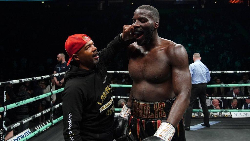 SugarHill Steward and Lawrence Okolie