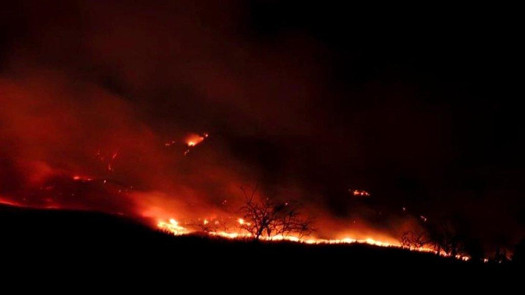 Fire on the Isle of Rum