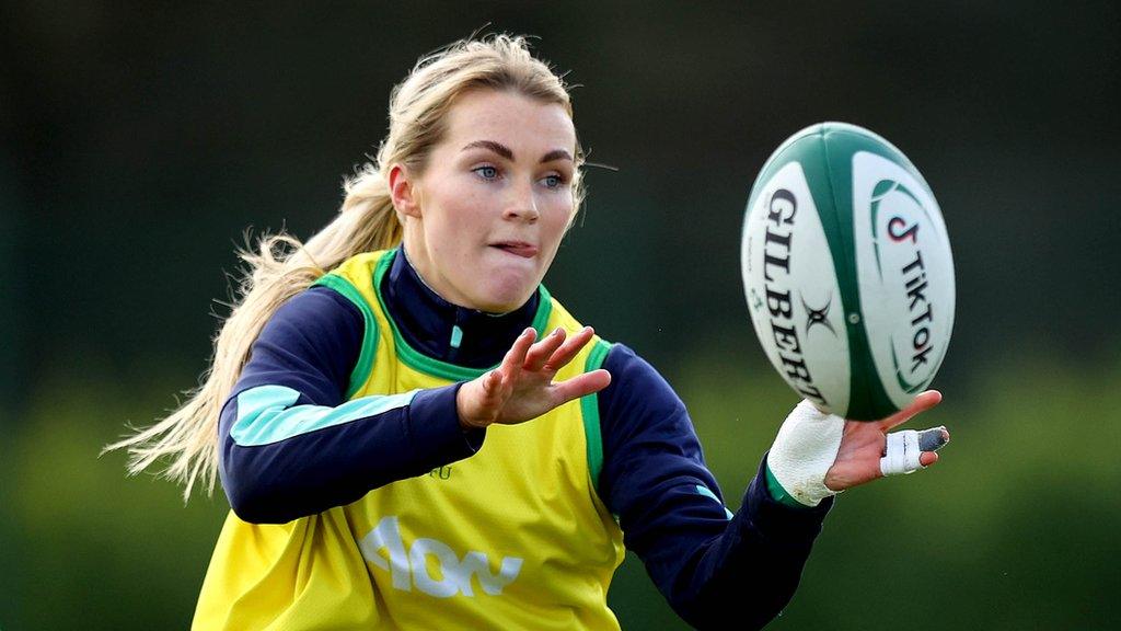 Ireland's Aoife Doyle during a training session ahead of the Wales match