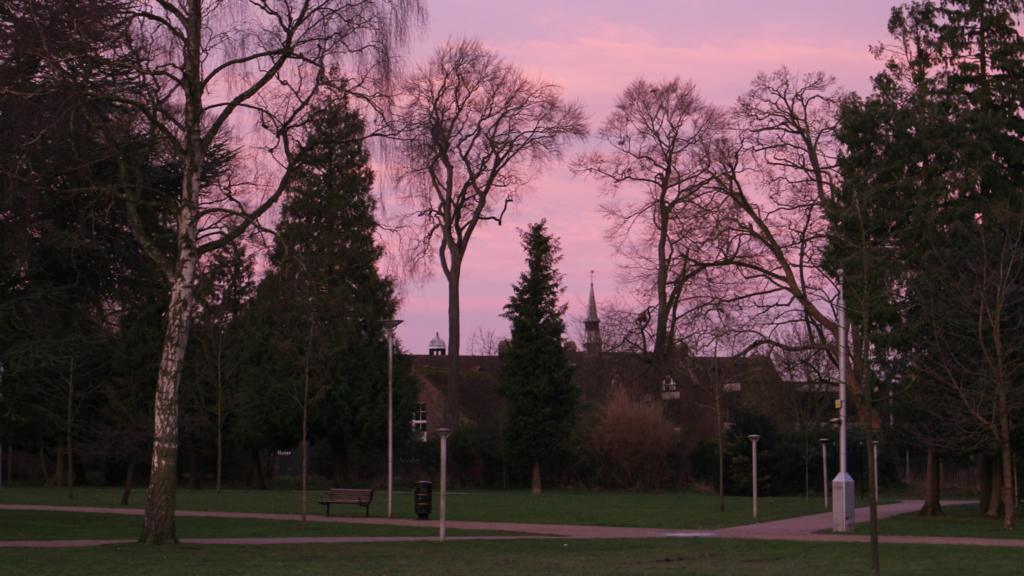 Pink sunrise in Dunstable