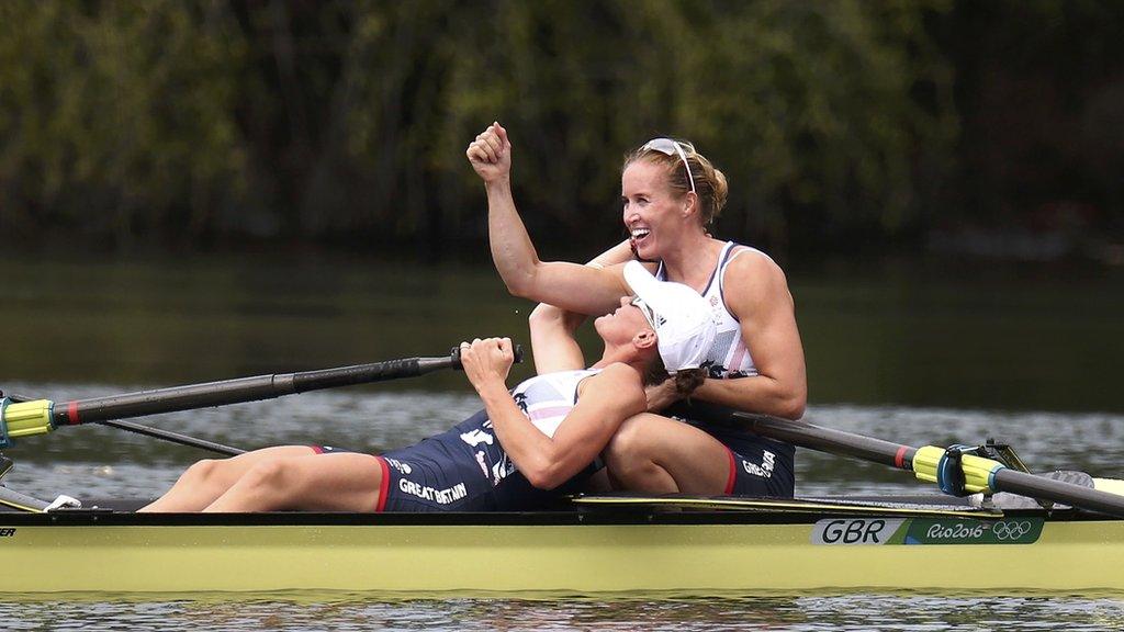 Heather Stanning and Helen Glover