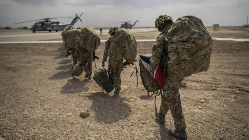 British troops in Afghanistan