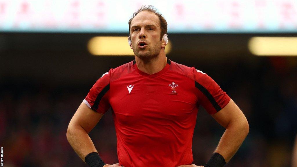 Wales second row Alun Wyn Jones