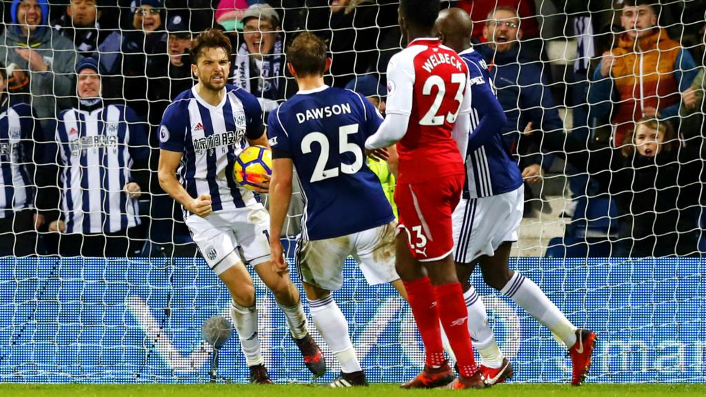 West Brom celebrate