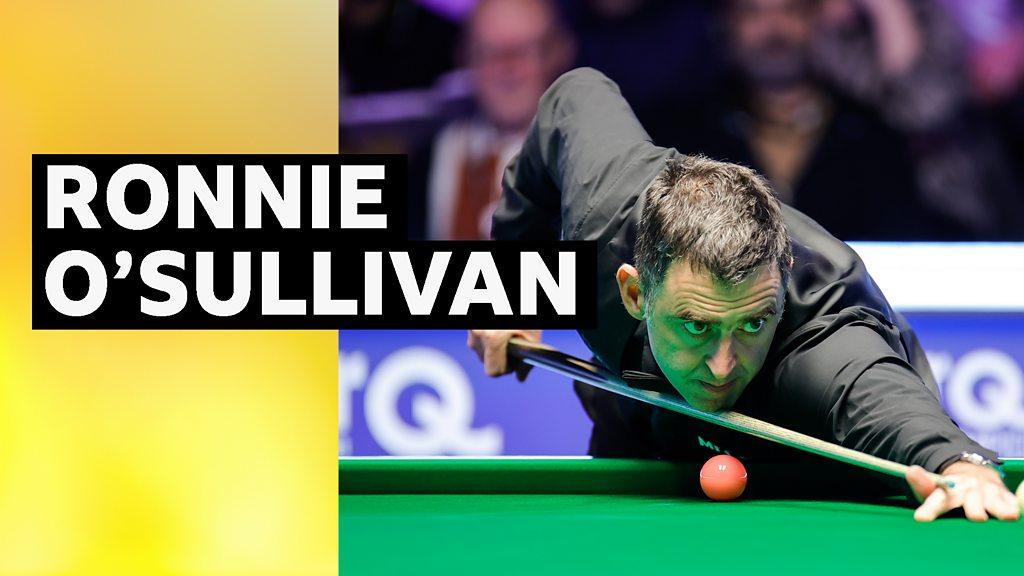 Ronnie O'Sullivan on coaching and creating an environment for young ...