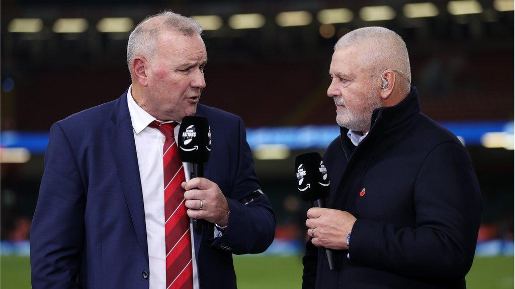 Wayne Pivac a Warren Gatland