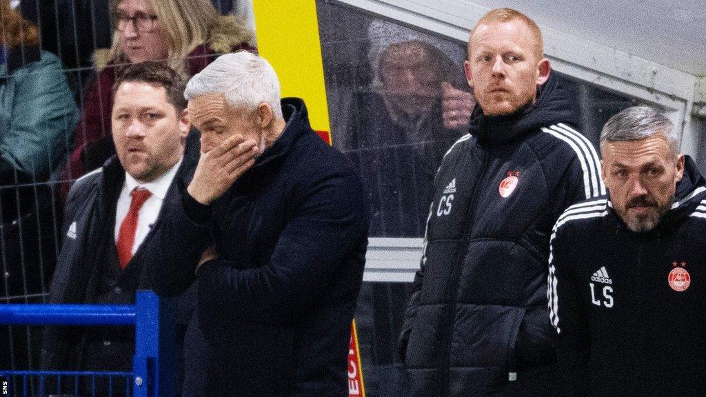 Aberdeen manager Jim Goodwin