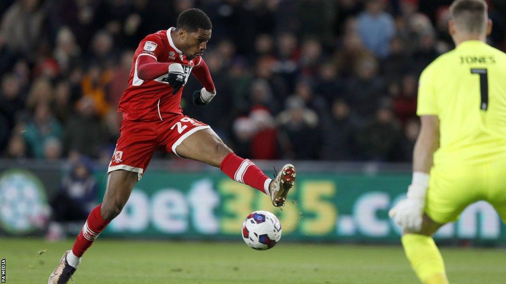 Chuba Akpom scores