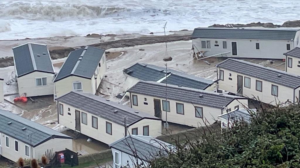 Damage at Freshwater Beach, Burton Bradstock