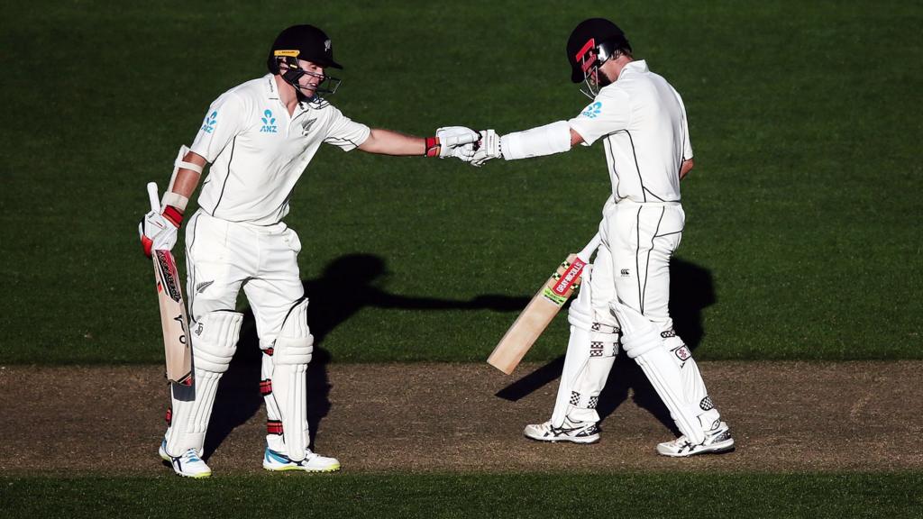 Tom Latham and Kane Williamson