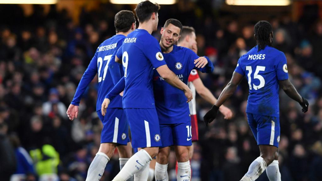 Chelsea celebrate