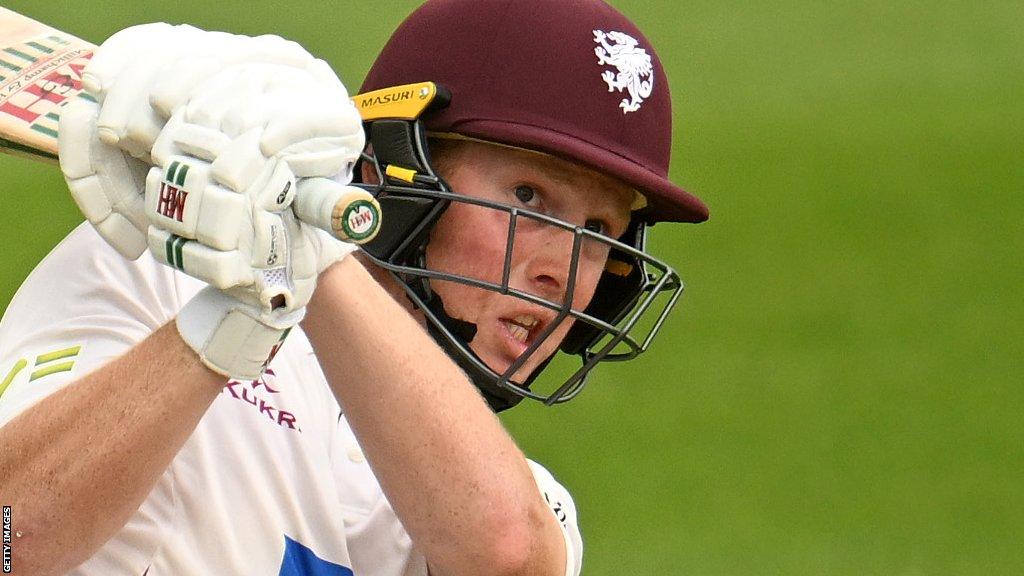 Somerset batter James Rew