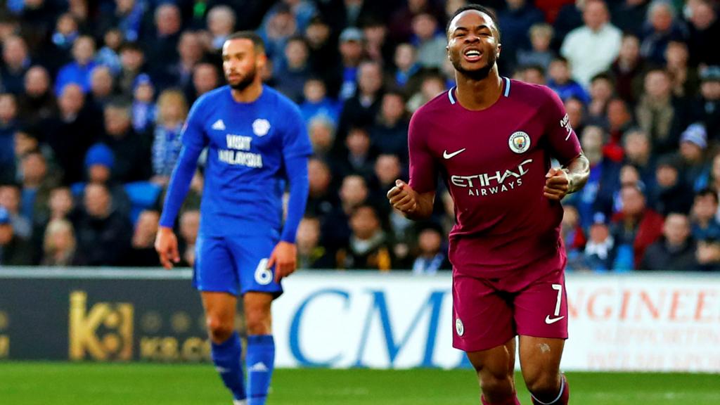 Raheem Sterling celebrates