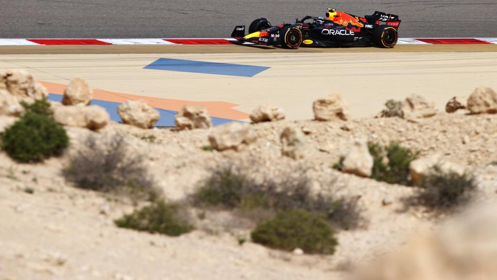 F1 testing in Bahrain